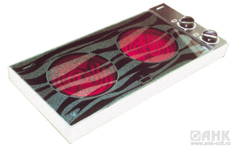 Плита нагревательная Веста стеклокерамическая двухместная
