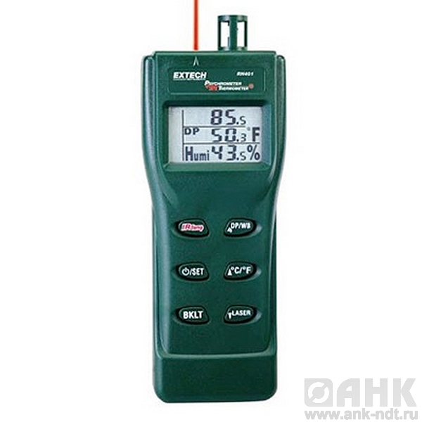 Цифровой психрометр + ИК термометр Extech RH401