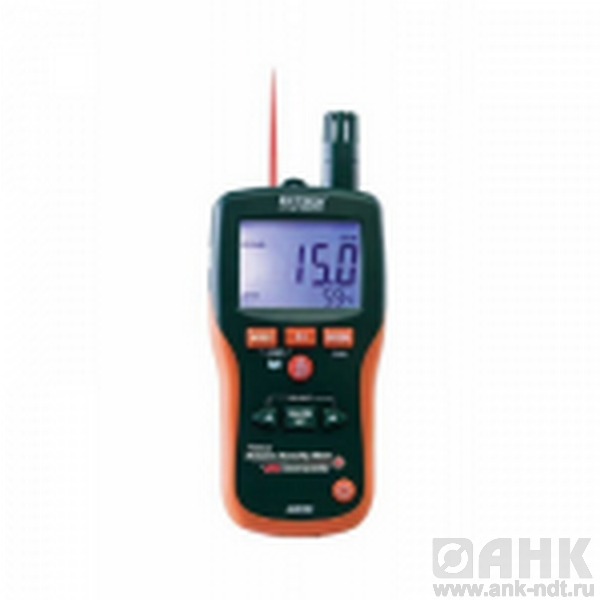 Extech MO290 - Бесштифтовой прибор для измерения влажности, влагосодержания + инфракрасный термометр