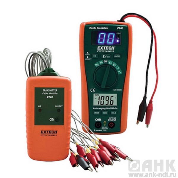 Кабельный тестер/набор для тестирования 16 линий Extech CT40