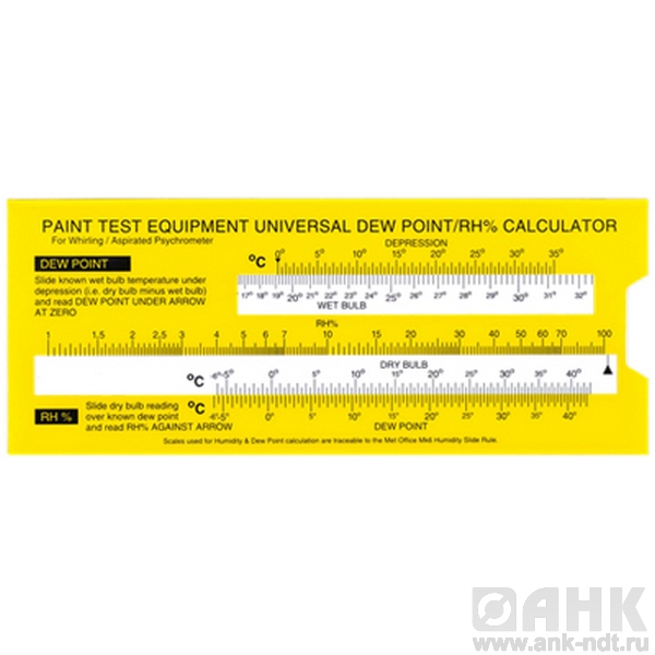 Калькулятор точки росы PTE