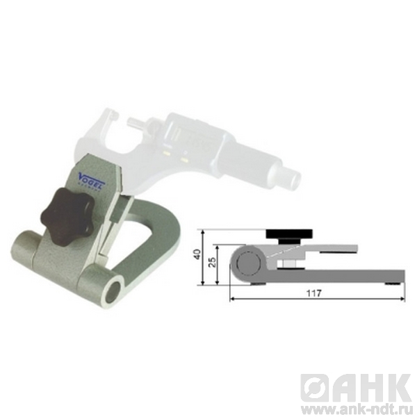 Держатель микрометров со стальным основанием