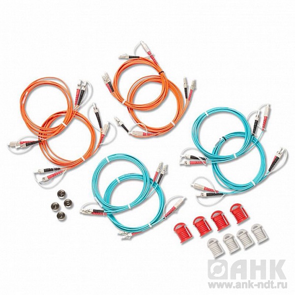 Fluke Networks NFB1/2-LC/ST, набор многомодовых тестовых шнуров ( 62.5/125 и 50/125) с LC и ST разъемами