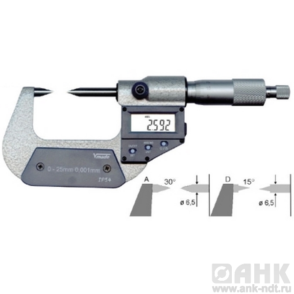 Микрометры Vogel цифровые с острыми колками