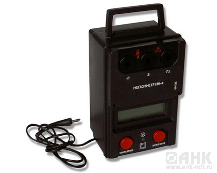 М6-2 - цифровой измеритель сопротивления изоляции, мегаомметр