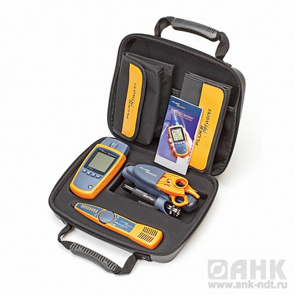 Fluke Networks MS2-TTK, расширенный комплект кабельного тестера MicroScanner2