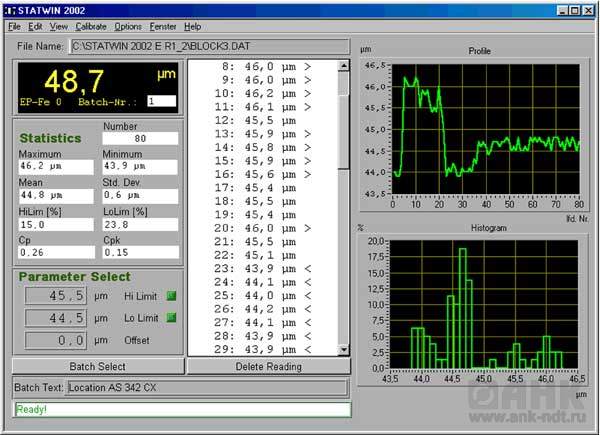 Толщиномер покрытий KARL DEUTSCH PC-LEPTOSKOP 2050