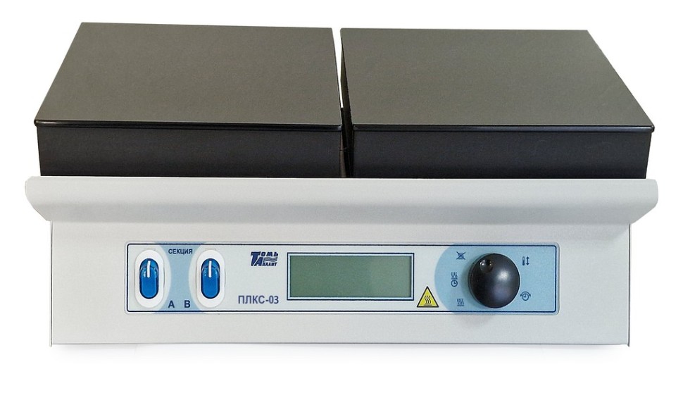 ПЛИТА НАГРЕВАТЕЛЬНАЯ ЛАБОРАТОРНАЯ СЕКЦИОННАЯ  СО СТЕКЛОКЕРАМИЧЕСКОЙ ПОВЕРХНОСТЬЮ ПЛКС-03