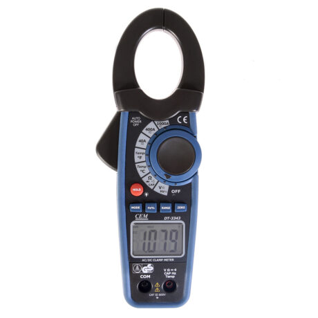 Поверка токовых клещей DT-3343