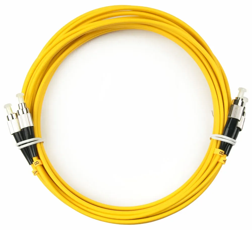 Шнур оптический соединительный QTECH ШО-FC/UPC-FC/UPC-AA3-10M